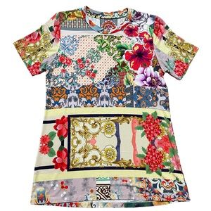 Johnny Was Catalina Block Favorite Crew Neck Tee Size Small NWOT Sold Out